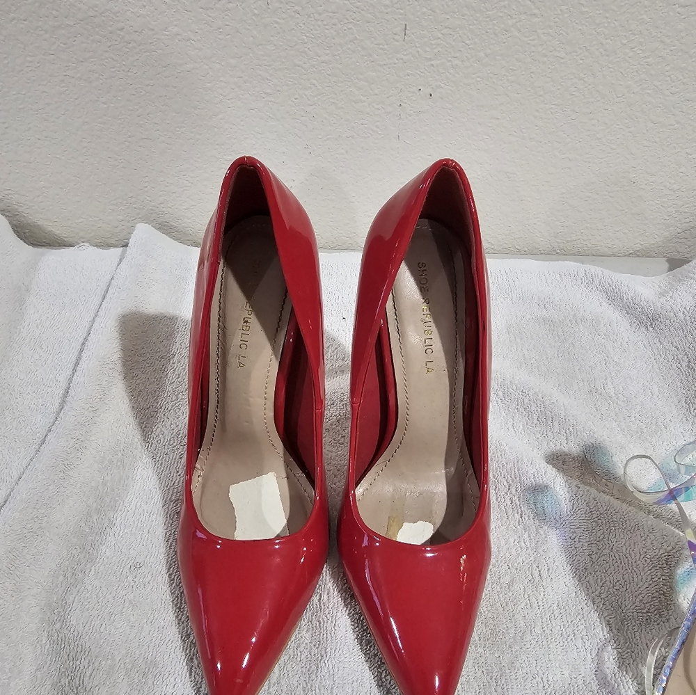 Red stilettos